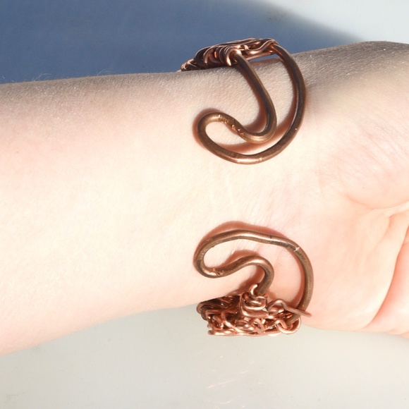 Eilat Stone Brass Copper Herkimer Diamond Bracelet - Picture 4 of 8